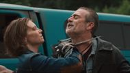 Lauren Cohan and Jeffrey Dean Morgan in The Walking Dead: Dead City (Image via YouTube/The Walking Dead)
